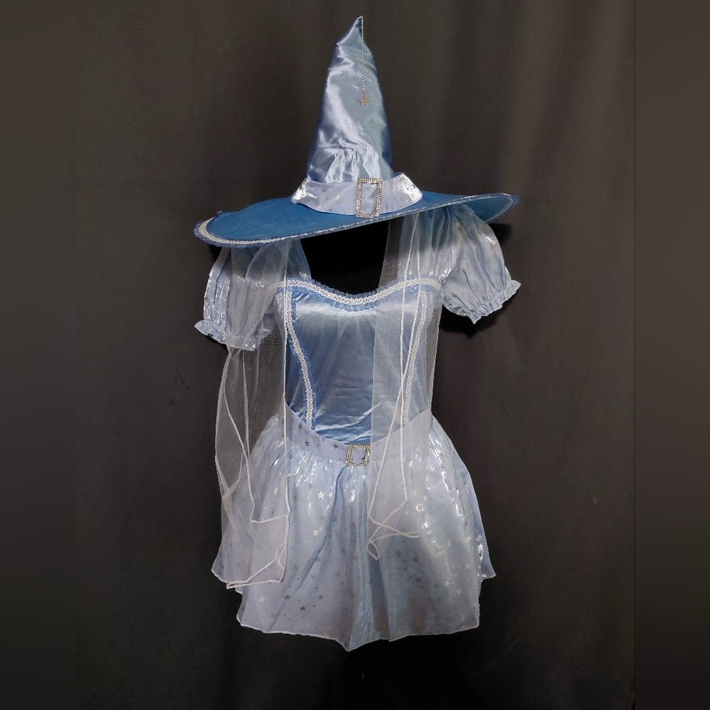 Dollskill Princess Bewitching Blue Halloween Witch Costume Size Medium NWT